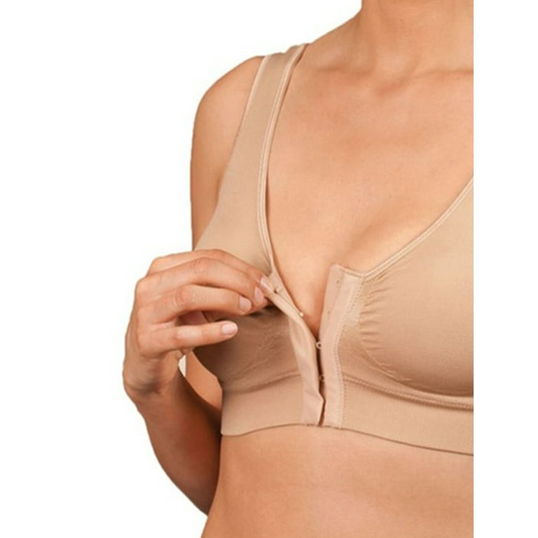 Miracle Bamboo Comfort Bra Bamboo Fabric Seamless Comfy-Stretch (Bust  35-37) 