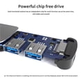 thumbnail image 2 of Tipo-C Convertidor Hub 5 En 1 Aleación De Aluminio Ranura Para Tarjeta De Memoria Tf Portátil 4K Usb 3.0 2.0 Práctico Fácil Operación Dispositivo De Estación De Acoplamiento De Conveniencia Portátil Noticed EL008164-00, 2 of 5