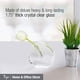 thumbnail image 4 of Vaso Bud Vase TIZO Design, transparente y elegante, redondo, de cristal grande, 4 of 6