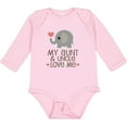 thumbnail image 3 of Inktastic Aunt and Uncle Love Me Nephew Boys or Girls Long Sleeve Baby Bodysuit, 3 of 5