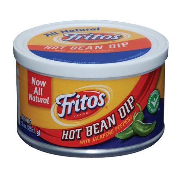 Fritos Hot Bean Dip, 9 Oz Can (Pack of 6)