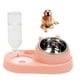 thumbnail image 3 of Comedero para Perros, Dobles de Acero Inoxidable para Cachorros Y Gatos, para Alimentos, Sunnimix dispensador de agua para gatos, 3 of 7