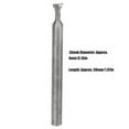thumbnail image 4 of High-Performance 4mm Carbide Dovetail End Mill with 70° Angle for Precision Metal and Woodworking Applications, 50mm Length, Dual Flutes Design for Enhanced Durability and Efficiency., 4 of 6