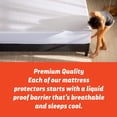 thumbnail image 6 of Layla Cooling Mattress Protector (Queen), 6 of 8