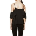thumbnail image 3 of Rebecca Minkoff Women's Cold Shoulder Aida Top Medium Black, 3 of 3