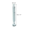 thumbnail image 3 of Tornillo Confirmat Uxcell para muebles 5x50mm con socket hexagonal tornillos de madera galvanizados 100pcs, 3 of 5