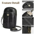 thumbnail image 4 of S-ZONE Small Crossbody Bags for Women Trendy RFID Blocking Cell Phone Purse Vegan Leather Shoulder Bag with Card Slots, 4 of 7