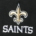 thumbnail image 4 of Men's Dunbrooke Black New Orleans Saints Craftsman Thermal-Lined Full-Zip Hoodie, 4 of 4