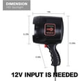 thumbnail image 2 of GOODSMANN TACTICPRO Powerful 2000 Lumen HID Spotlight/Floodlight Automotive/Garage/Emergency/Boating/Fishing/ /Camping/Hiking/Patrolling Spotlight 9924-0011-06, 2 of 7