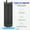 Black, variant on Compact Surge Protector Power Strip with 10 Outlets & 6 USB Ports (2 USB-C), 4ft Thin Flat Extension Cord, Ideal for Home, Office, Travel, and Dorm Use - US Plug, 110V-130V