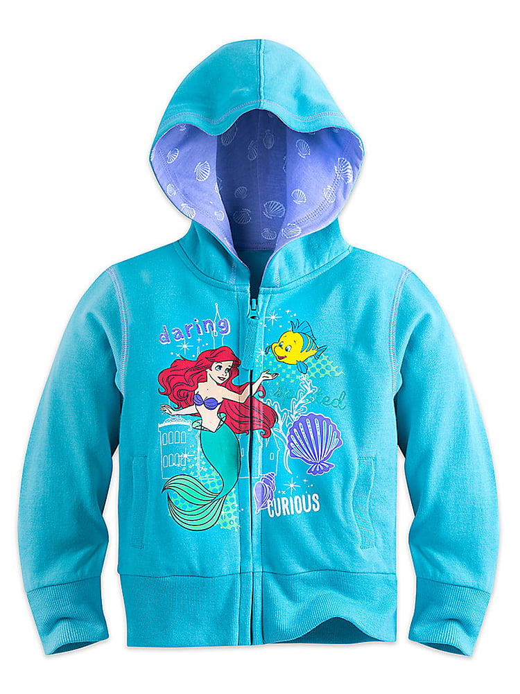 Disney Store Girls Ariel & Flounder -The Little Mermaid 