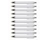thumbnail image 1 of 10Pcs Sublimation Pen Ergonomic Ballpoint Pen Retractable Ballpoint Pen Office School Stationery Supplies, 1 of 4