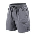thumbnail image 1 of Pantalones cortos deportivos para hombre, tejido Ice Silk, cordón ajustable, cremallera, secado rápido, tallas S-XXXL, 1 of 5