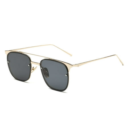 Square Colorful Lens Women Men Sunglasses Large Shades Eyewear UV400 Sun Glasses Beachwear