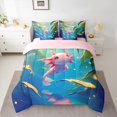 thumbnail image 2 of Castle Fairy Kawaii Salamander Bedding Comforter Set,Underwater World Full Bedding Set, 2 of 8
