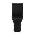 thumbnail image 2 of Calice Two-Piece Elongated Rear Outlet Toilet Dual-Flush 0.8/1.28 gpf in Matte Black, 2 of 14