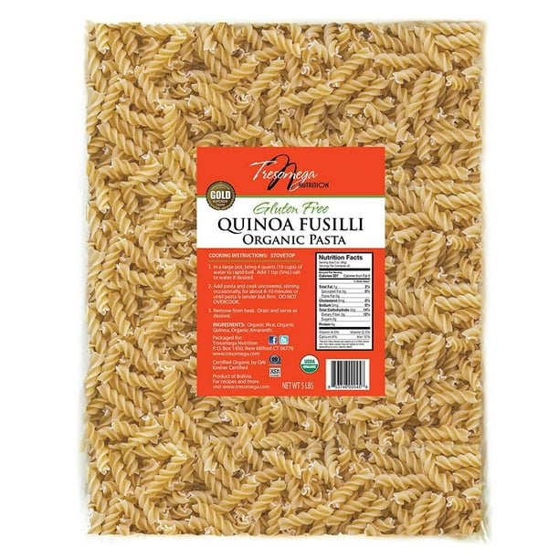 Organic Quinoa Pasta (Fusilli)