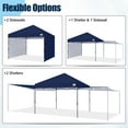 thumbnail image 5 of MASTERCANOPY 10 x 10ft Pop-up Canopy Tent with 2 Detachable Side Shades, Navy Blue, 5 of 11