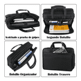 thumbnail image 4 of Maletin Para Laptop De 17 Pulgadas Malubero, Negro, 4 of 5