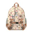 thumbnail image 3 of Yorkie with Flowers Backpack for School,Cute School Bag,Schoolbag with Adjustable Shoulder Straps & Padded Back,15.25"x11.5"x5.25", 3 of 6