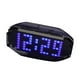 thumbnail image 2 of Relojes digitales de escritorio LED para viajes de oficina en hogar, reloj de , reloj electrónico para , ajuste de temperatura de fecha, Azul shamjiam Despertador de sobremesa de mesa, 2 of 8
