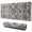 White Geometric Diamond, variant on Long Mouse Pads for Desk,Red and Yellow Geometric Striped Pattern Desk Mats on Top Of Desks, Desk Mouse Pad Extra Large with 3mm Non-Slip Base and Stitched Edge for Gaming,Office,Work,Home 31.5"x11.8"
