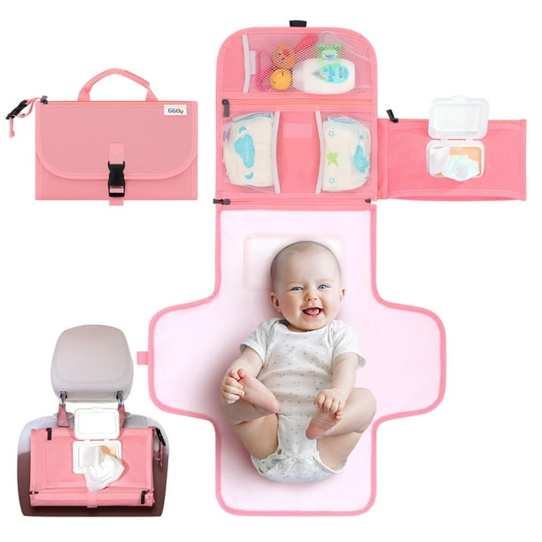 Cambiador de pañales portátil Kopi Baby Pink
