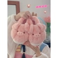 thumbnail image 3 of Bonitas pantuflas de algodón con forma de cerdo rosa para mujer, cálidas para el invierno, para niños, niñas y bebés, para el hogar, para cachorros, para hombre, 2023, 3 of 5