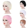 thumbnail image 4 of AYYUFE Hat Beads Women Elastic Head Wrap Cap for Daily Life, 4 of 8