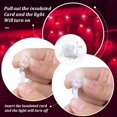 thumbnail image 3 of AVEKI 100 Pcs Ballons Lumineux Rouges avec Boucle pour Suspendre, Mini Balles Lumineuses Led pour Boissons, Lumières Rondes pour Lanternes en Papier, Ballons, Décoration d'Anniversaire, Mariage A0514, 3 of 7