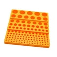 thumbnail image 4 of Caja de almacenamiento para fresas, dispensador de brocas, organizador multifuncional con base antideslizante, soporte profesional para herramientas, amarillo, 4 of 8