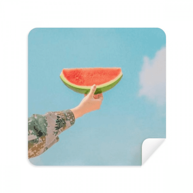 Blue Sky Watermelon Science Nature Scenery Glasses Cloth Screen Cleaner Suede Fabric 2 Pack