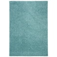 thumbnail image 3 of SAFAVIEH Primo Mason Solid Plush Shag Area Rug, Aqua, 8' x 10', 3 of 10