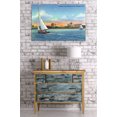 thumbnail image 2 of Bradenton, Florida, Sailboat on Manatee River (24x36 Giclee Gallery Art Print, Vivid Textured Wall Decor), 2 of 3