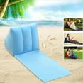 thumbnail image 3 of Outdoor Travel Inflatable Triangle Cushion Fashion Leisure PVC Flocking Triangle Beach Cushion, Grass Cushion, Camping Folding Rest, 3 of 8