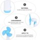 thumbnail image 3 of Portable Battery Folding Fan Hand Fans Cooling Fan Handheld Misting Fan Battery Powered Mini Fan, 3 of 3