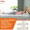 thumbnail image 5 of 230TC Luxurious Down Alternative Mattress Topper - Assorted Sizes - By Cheer Collection, 5 of 5