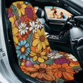 thumbnail image 2 of FOR U DESIGNS Floral Print Car Seat Towel Covers Portable Washable Car Towel Seat Cover with Seat Absorption Athletic Outdoor Sport Running Towel, 2 of 7