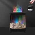 thumbnail image 1 of Colorful Flame Fire Diffuser Humidifier, 7 Colors Changing Oil Diffuser, Ultra-Quiet Aroma Essential Oils Aromatherapy Diffusers for Large Room, Bedroom, Office(Timeable, Waterless Auto off-150ml), 1 of 7