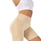 thumbnail image 2 of Gibobby Pantalones De Casuales Para Mujer Pantalones cortos de algodón para mujer, cintura alta elástica, plisados, con volantes, lindos, para la playa, informales, fluidos(Beige, S), 2 of 5