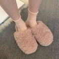 thumbnail image 4 of Penkiiy Warm Slippers for Women Winter Plush Cotton Slippers Indoor Home Leisure Baotou Warm Cotton Slippers Plush Velvet Slippers Ladies Cotton Slippers Pink Slippers, 4 of 6