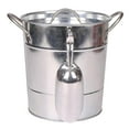 thumbnail image 1 of Metal Ice WIne Bucket Party Tub Back Yard BBQ Beer Tub Con Ice Set Perfecto Para Bar Party Gathering Y Doméstico, 4 Colores Disponibles Plata Baoblaze Cubo de vino, 1 of 7