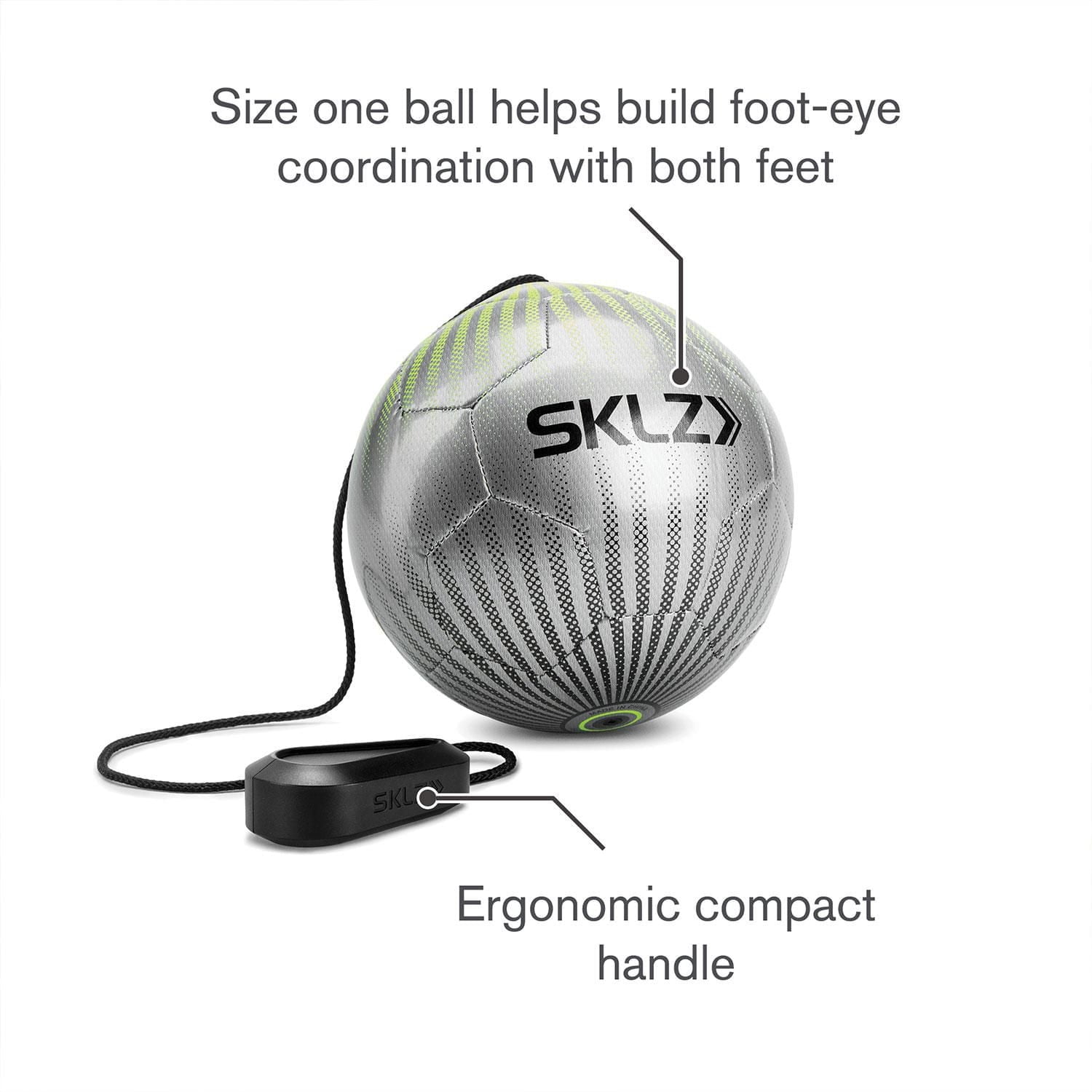 SKLZ Star-Kick Touch Trainer - Entraîneur de ballon de football - Volt