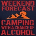 thumbnail image 3 of CafePress - Weekend Forecast Camping Sweatshirt - Pullover Hoodie, Classic, Comfortable Hooded Sweatshirt, 3 of 4