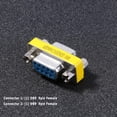 thumbnail image 3 of 2 uds DB9 adaptador hembra a hembra cambiador de género acoplador Serial RS232, 3 of 6