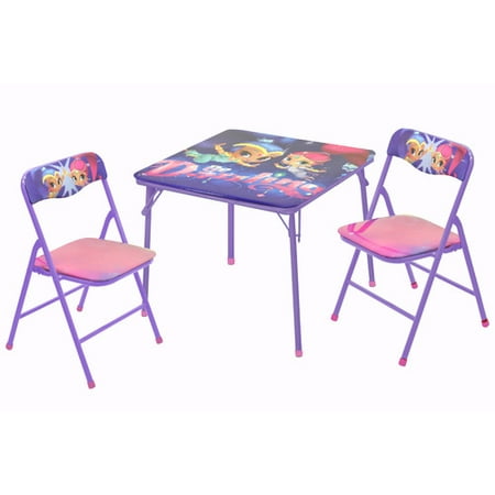 Idea Nuova Character Kids 3-Piece Square Table and Chair Set