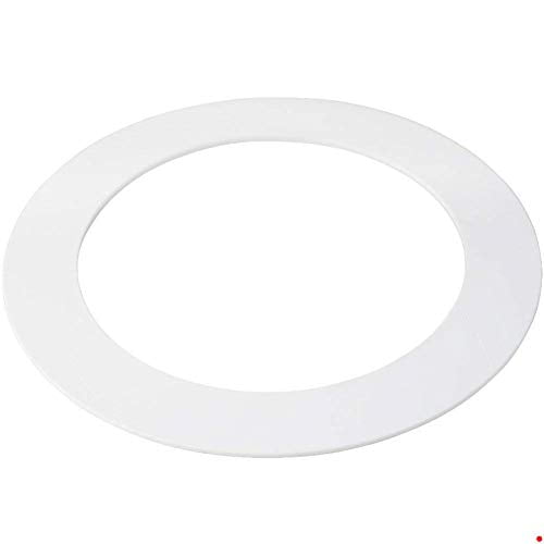 5 Pack 8.06" White Goof/Trim Ring for 5/6 inch Recessed Can Down Light