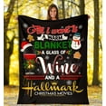 thumbnail image 5 of Hallmark Wine Premium Fleece Blanket, 5 of 8