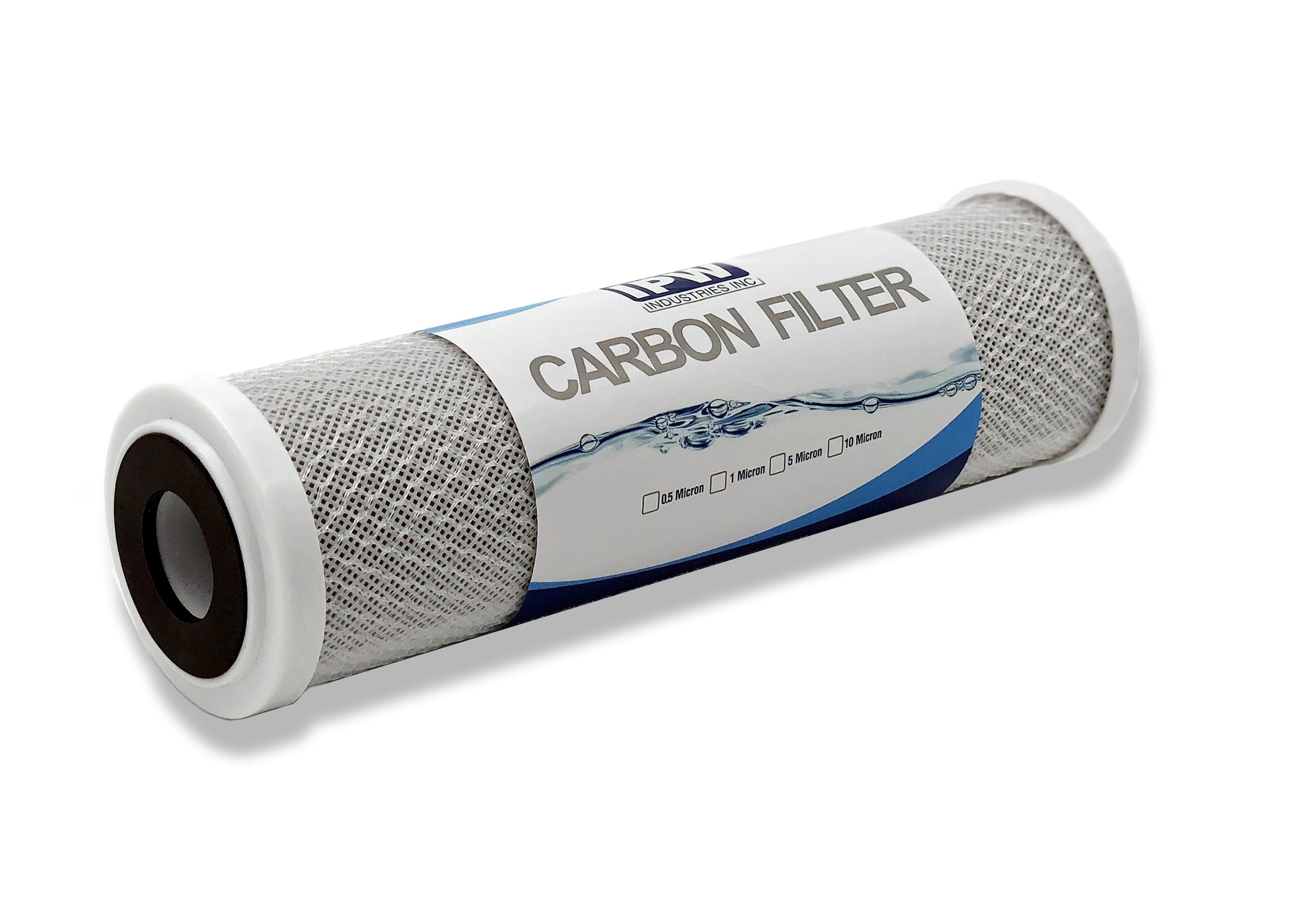 10 Pack Activated Carbon Block Water Filter Replacement – 5 Micron, 10 inch Filter – Under Sink and Reverse Osmosis System