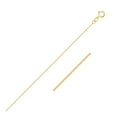 thumbnail image 1 of Chaîne de Blé Ronde en Or Jaune 14k Taille Diamant 0.6mm 20 Po, 1 of 3